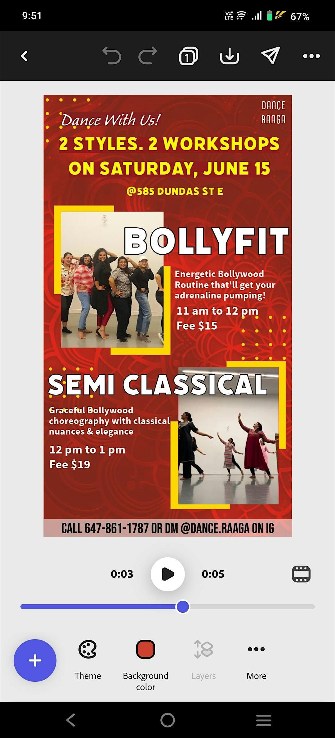 Semi Classical Dance Workshop on Jun 29