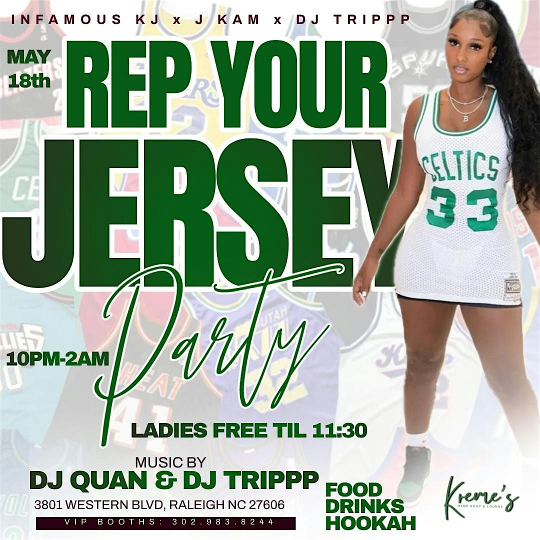Seductive Saturdays: REP YOUR JERSEY PARTY