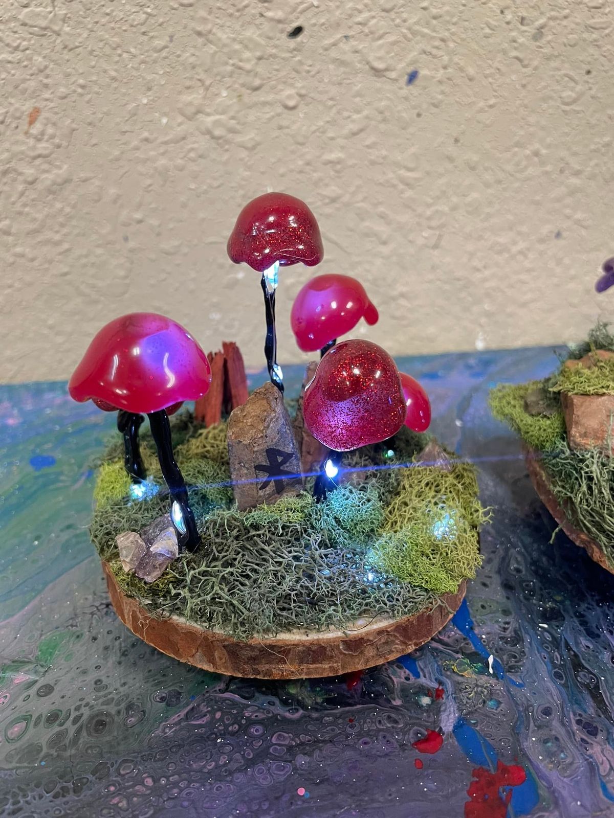 Mushroom lamp Monday