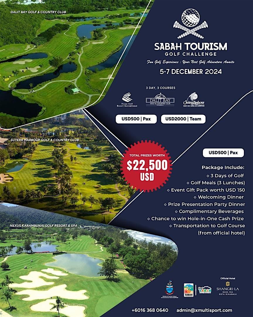 Sabah Tourism Golf Challenge 2024 Trip