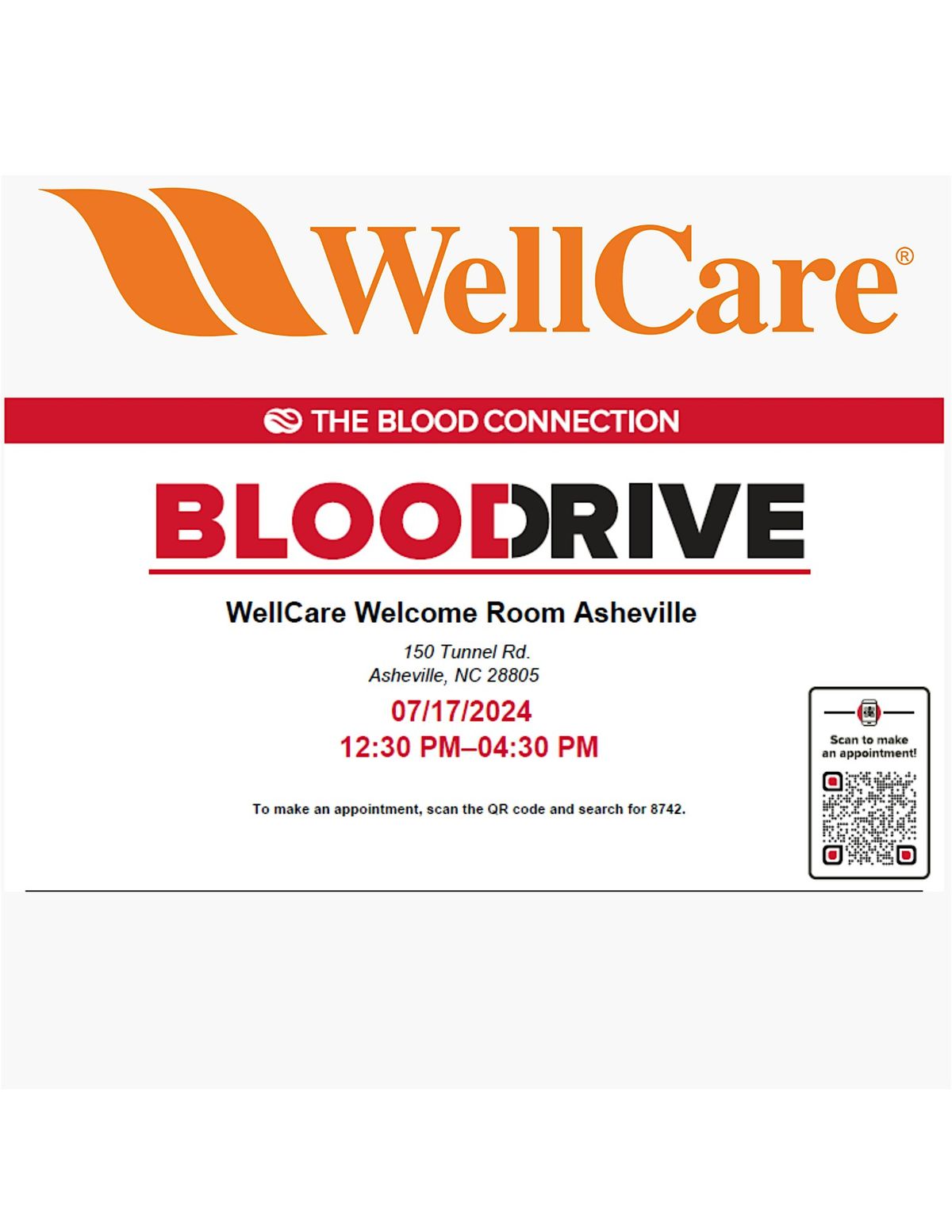 WellCare Community Blood Drive