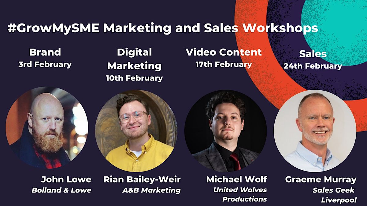 #GrowMySME Marketing and Sales Workshops