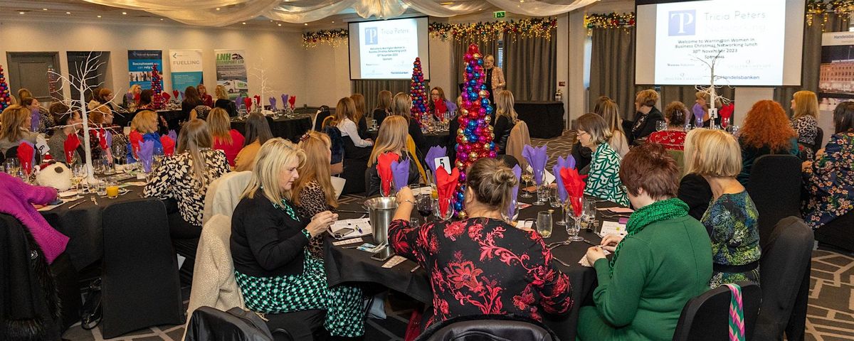 Warrington Women in Business Christmas Networking lunch 2024