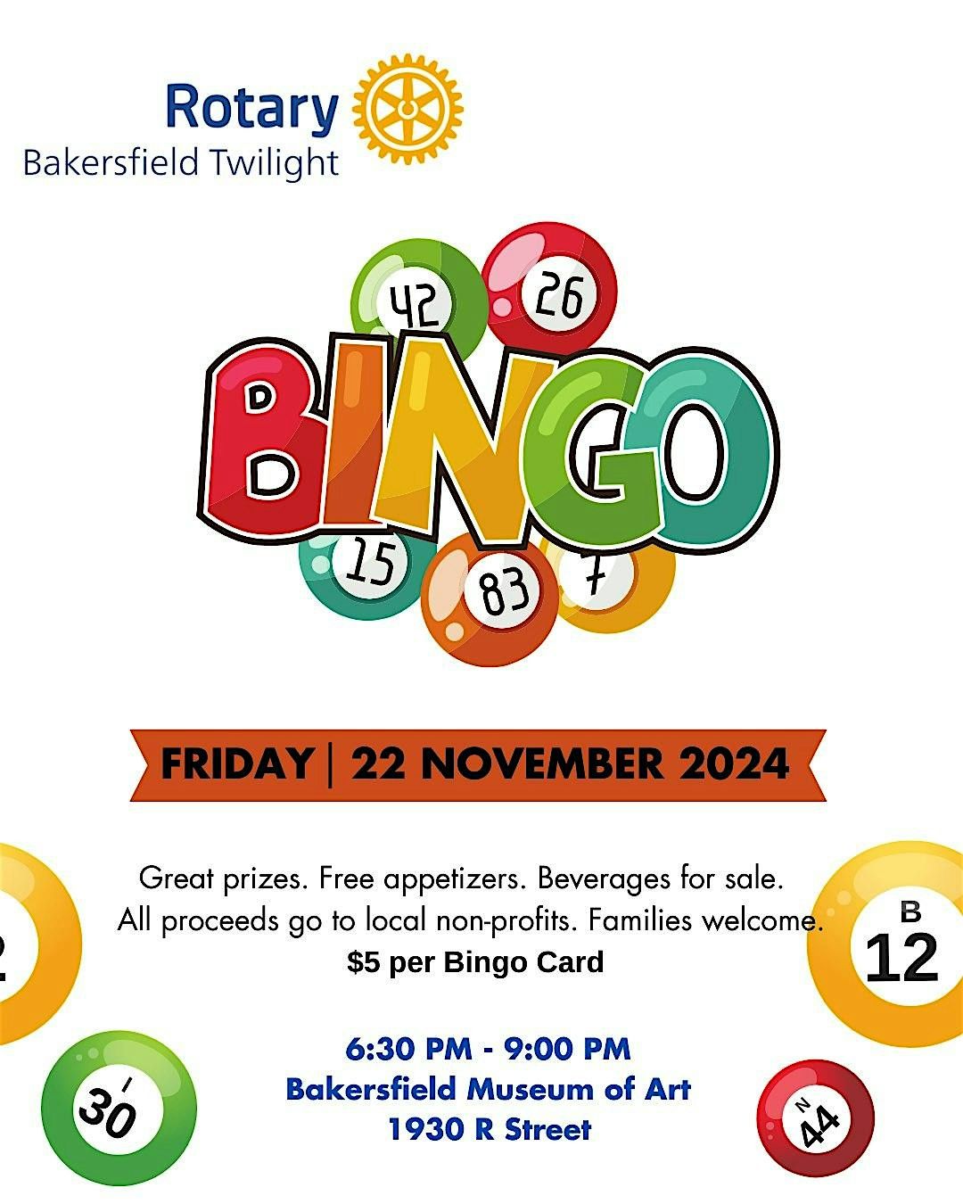 Bingo Fundraiser