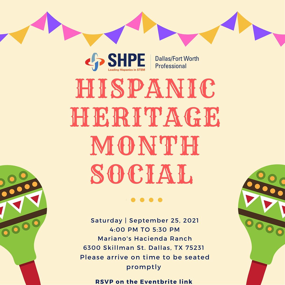 SHPE DFW Hispanic Heritage Month Social