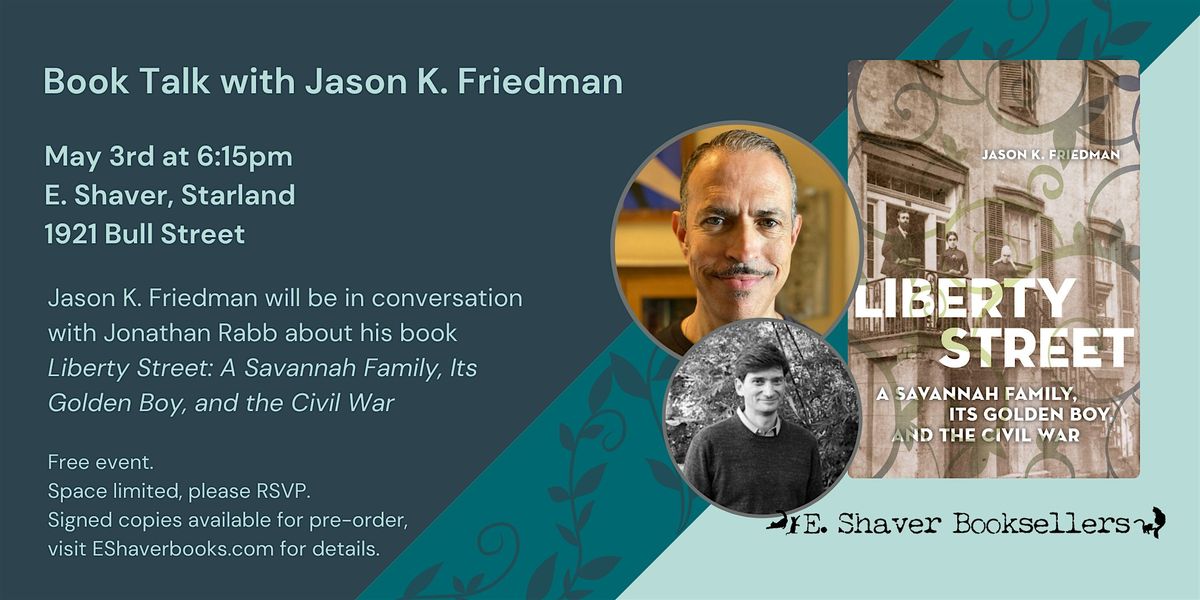 Book Talk with Jason K. Friedman