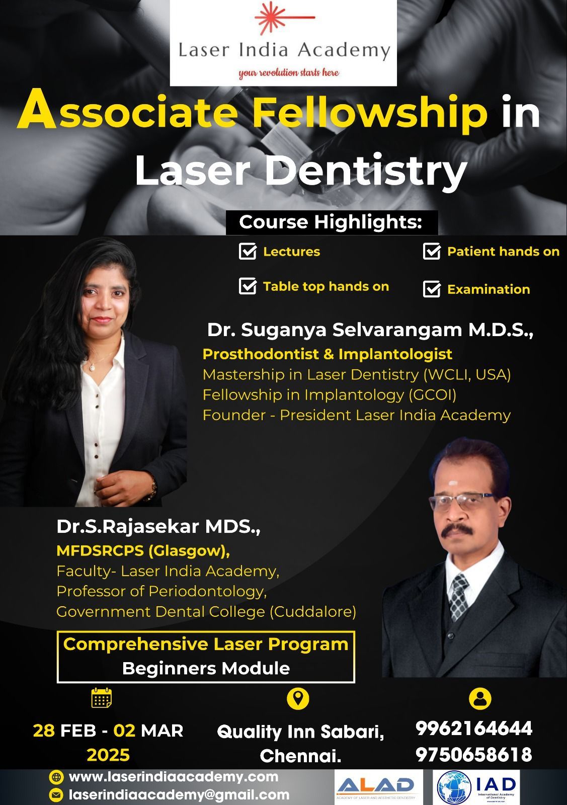 Associate fellowship in laser dentistry