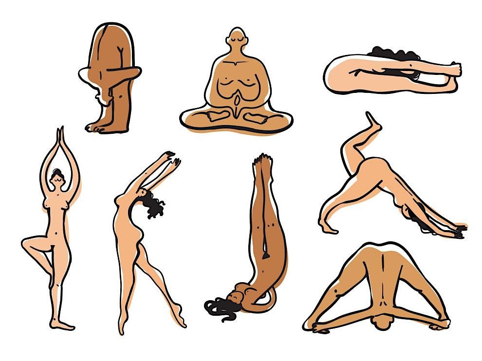 Omg! Yoga in the Nude? Series