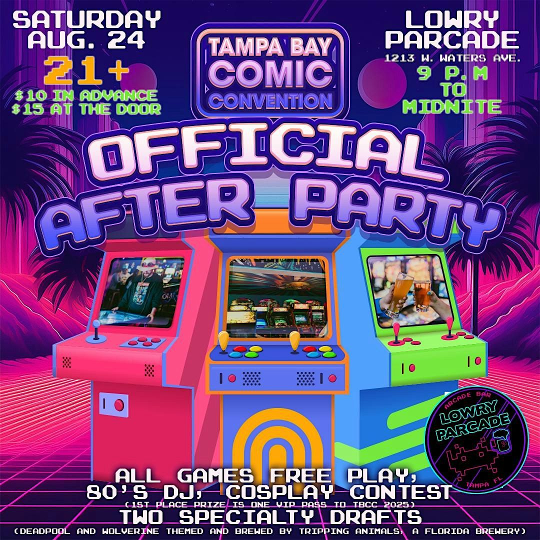 Tampa Bay Comic Con 2024 - Official After Party