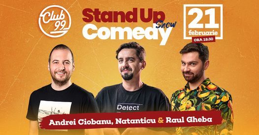 Andrei Ciobanu Natanticu Raul Gheba Stand Up Comedy Club 99 Bucharest 21 February 2021