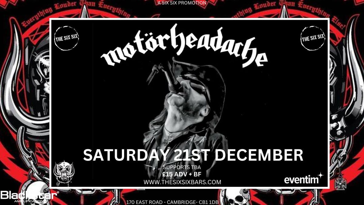 Mot\u00f6rheadache - Europe's Best Motorhead Tribute Band