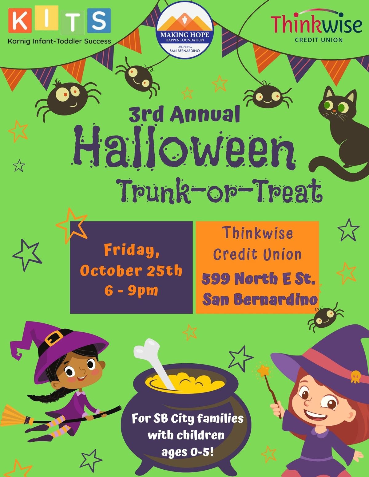 KITS Trunk or Treat: Ages 0-5!