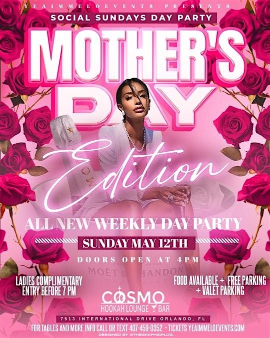 Mothers Day - Day Party - Social Sundays