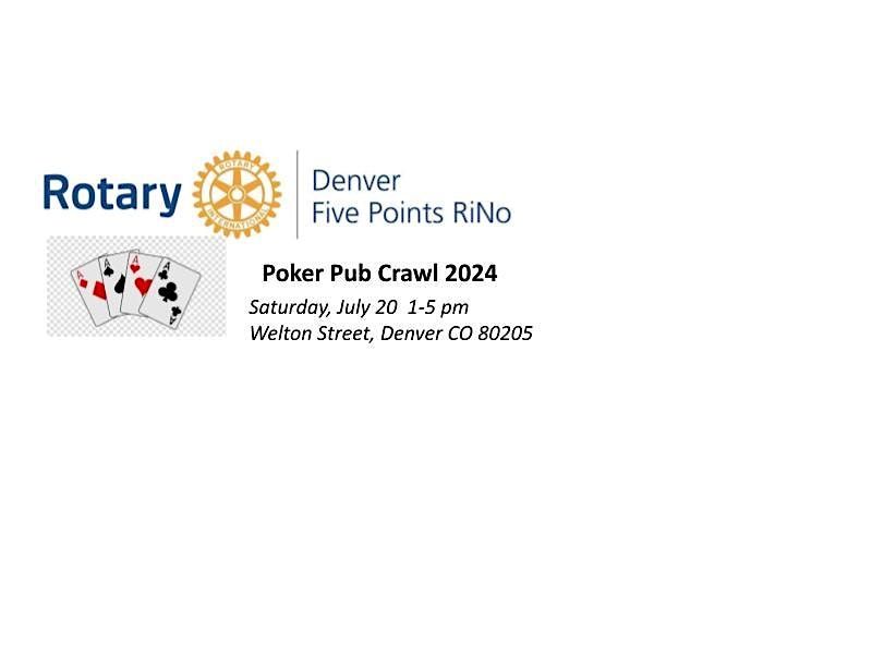Rotary Club of Five Points RiNo Poker Pub Crawl