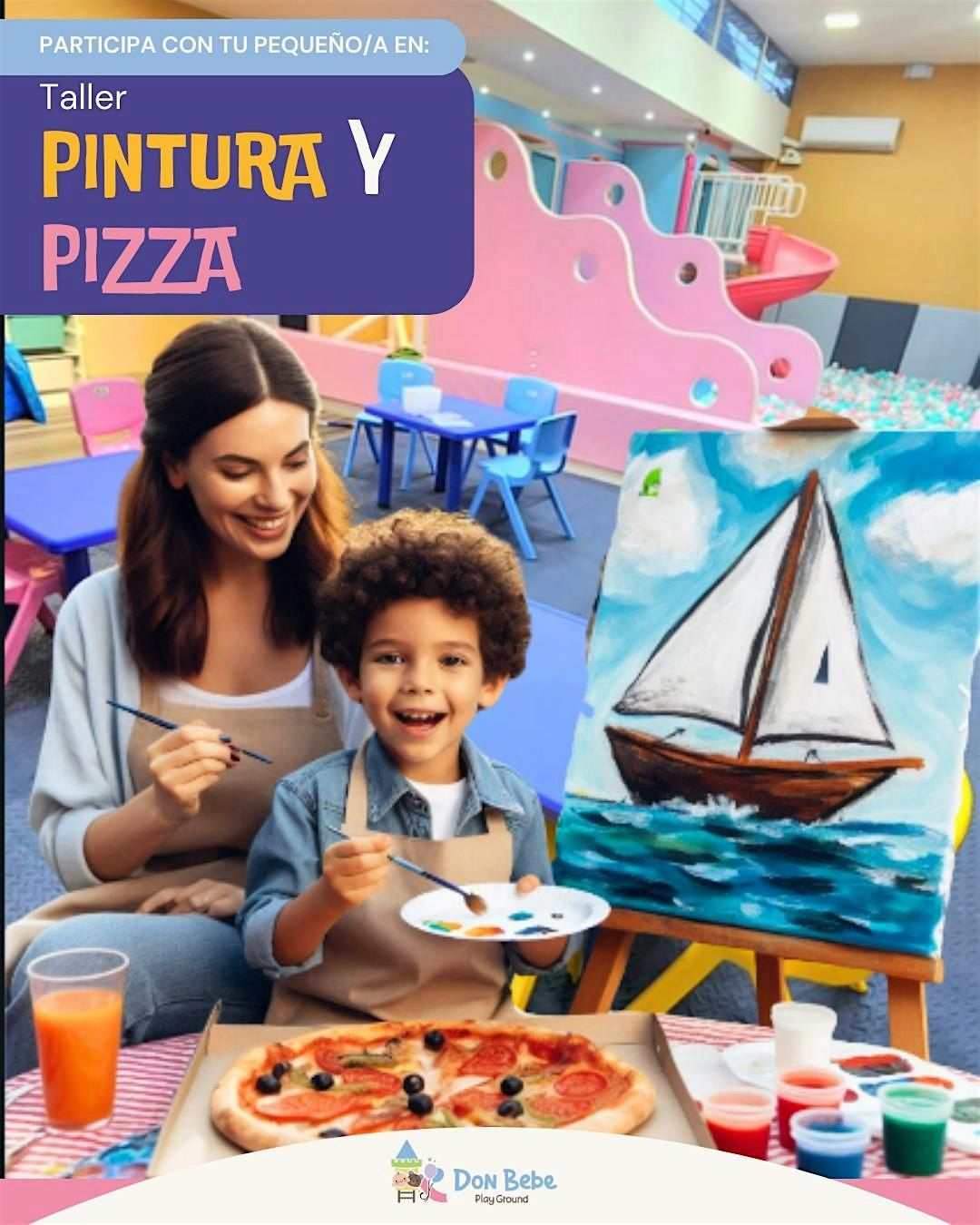 Taller Pintura y Pizza