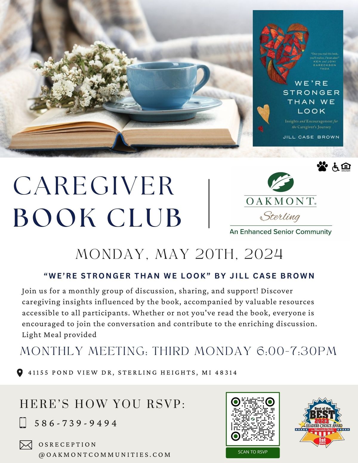 Caregiver Book Club- We're Stronger Than We Look