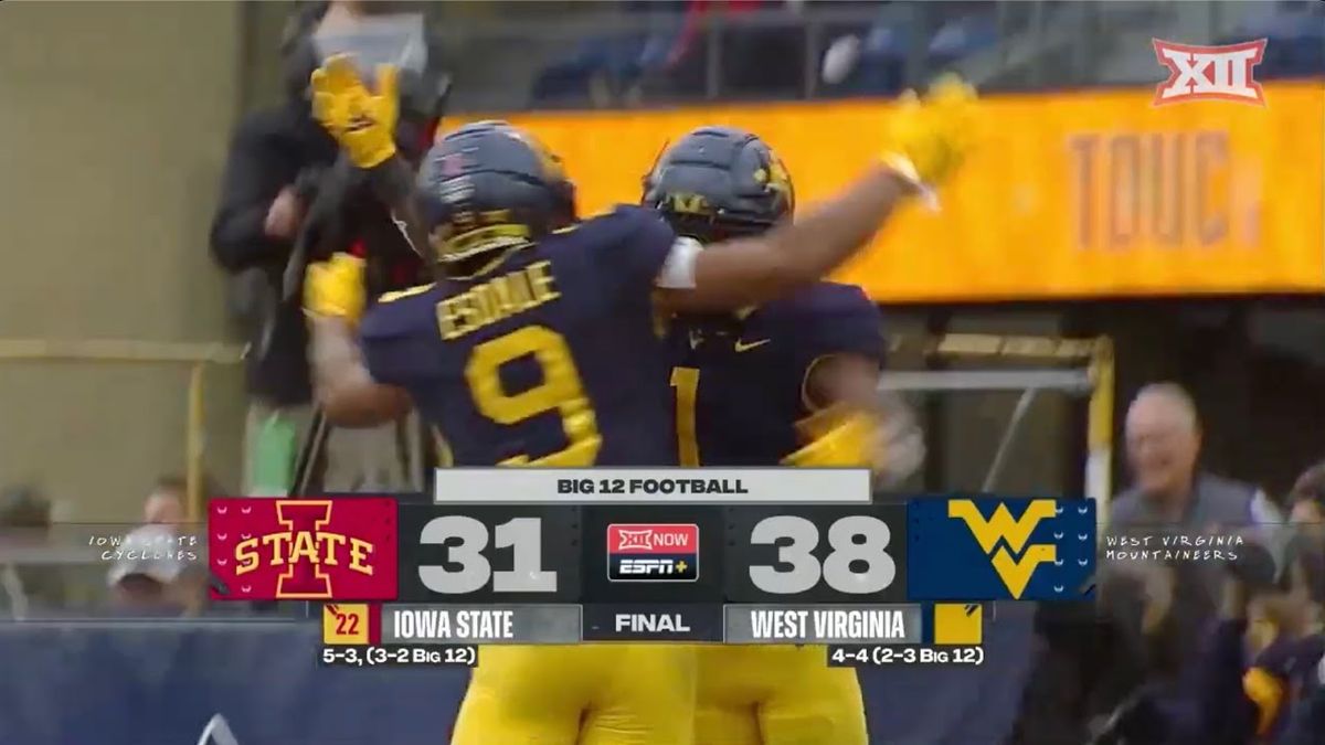 Iowa State Cyclones at West Virginia Mountaineers Football