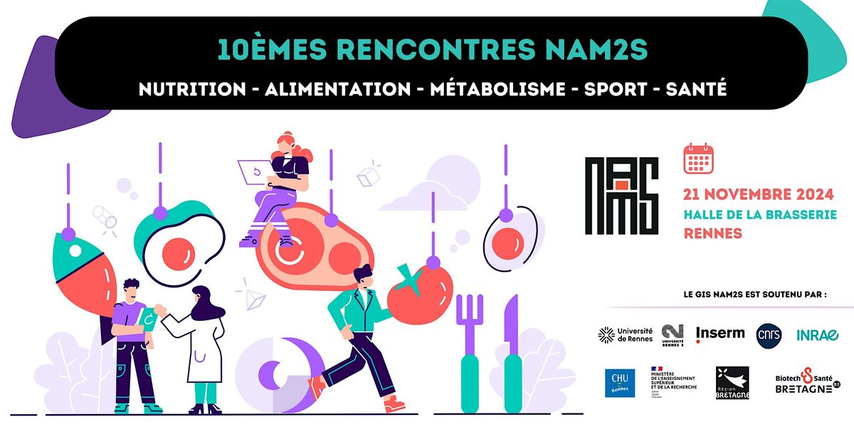 10\u00e8mes rencontres Nutrition - Alimentation - M\u00e9tabolisme - Sport - Sant\u00e9