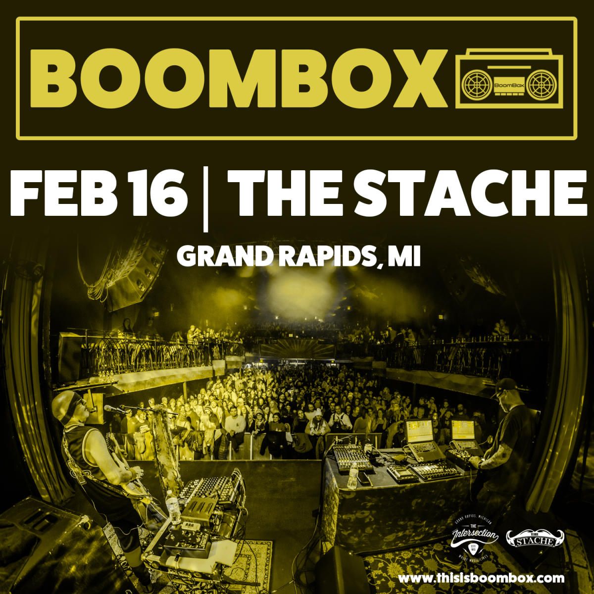 Boombox at The Intersection - The Stache