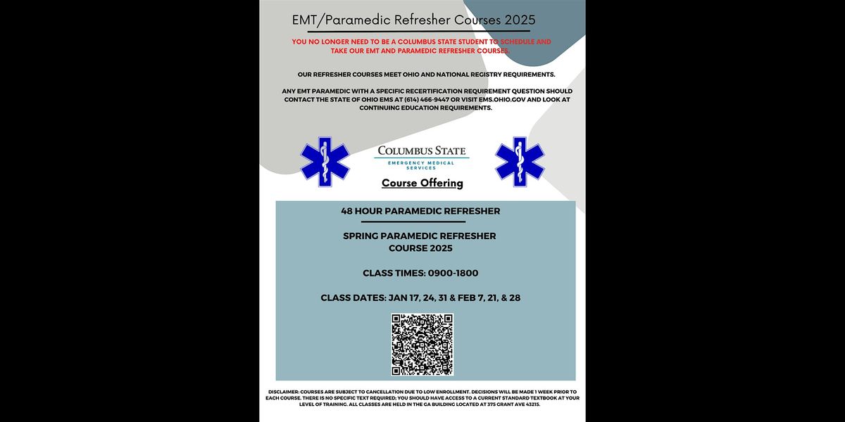 48 HR REFRESHER COURSE 2025 CONTINUING EDUCATION