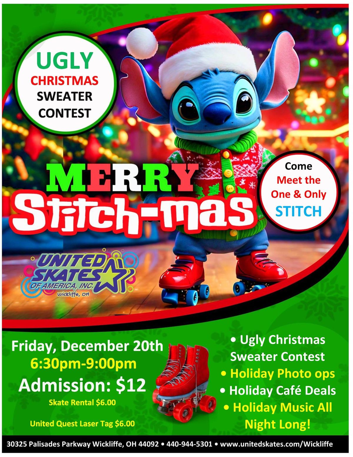 Merry Stitchmas Ugly X-Mas Sweater Contest