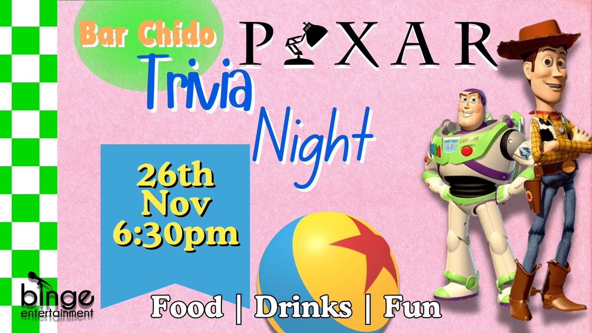 Pixar Trivia Night