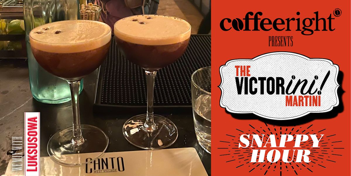 COFFEERIGHT Snappy Hour @Canto_NYC