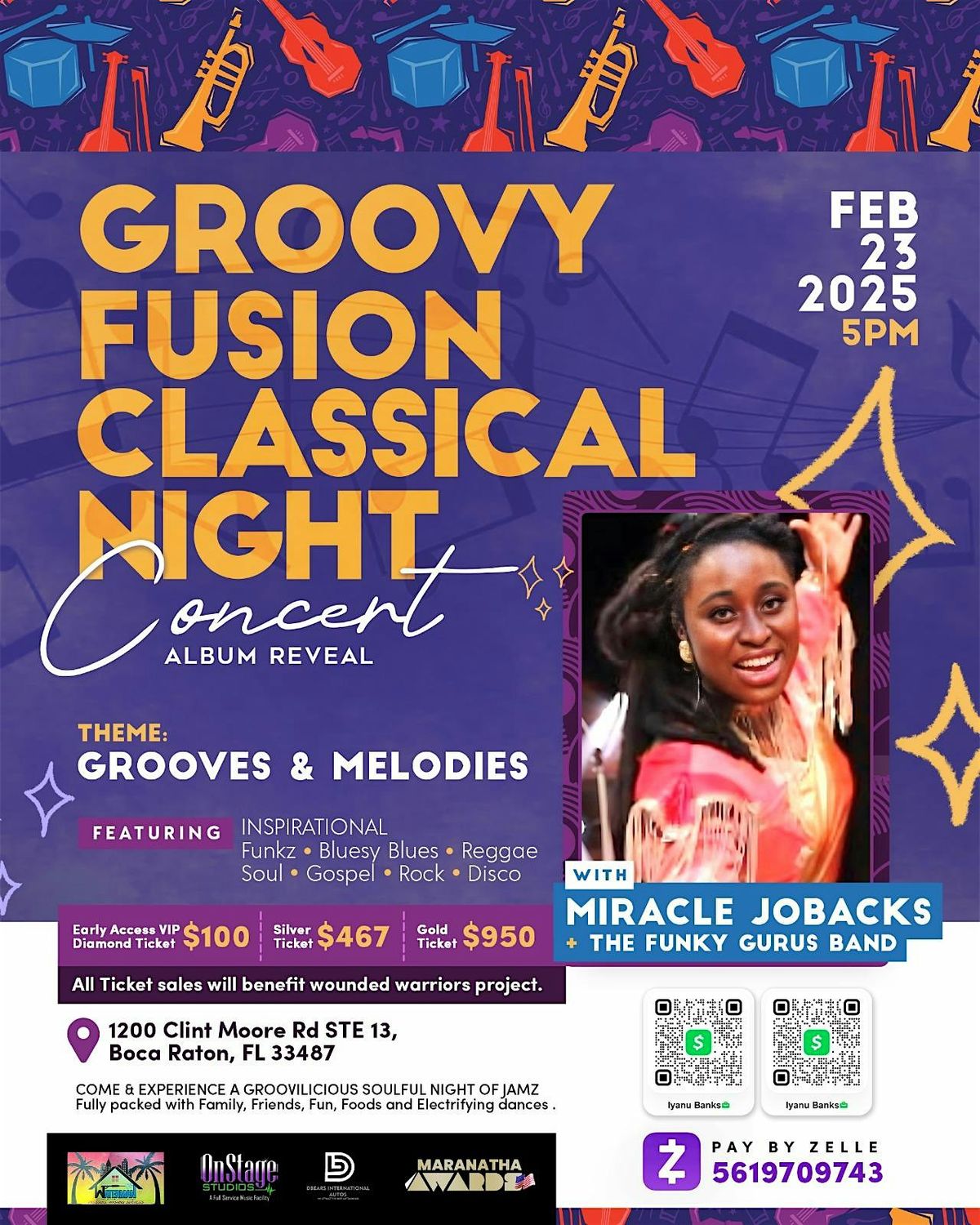 Groovy fusion classical night concert & album dance party