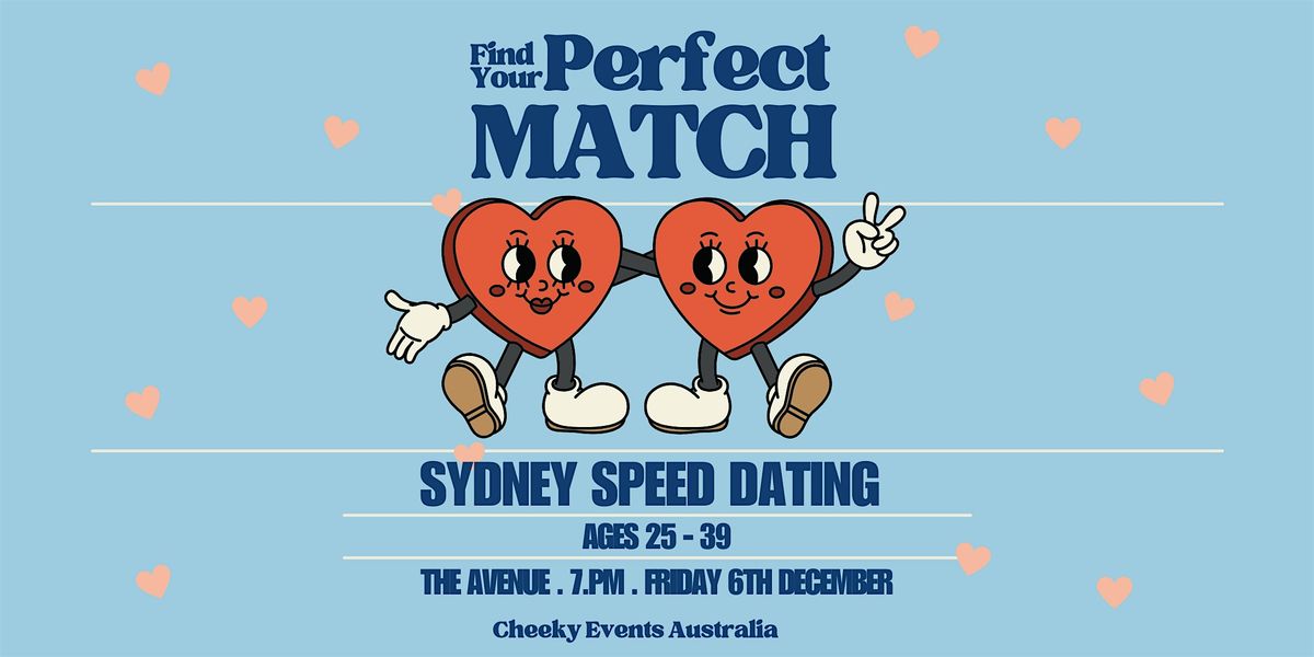 Sydney speed dating for ages 25-39 in Darlinghurst-Cheeky Events Australia