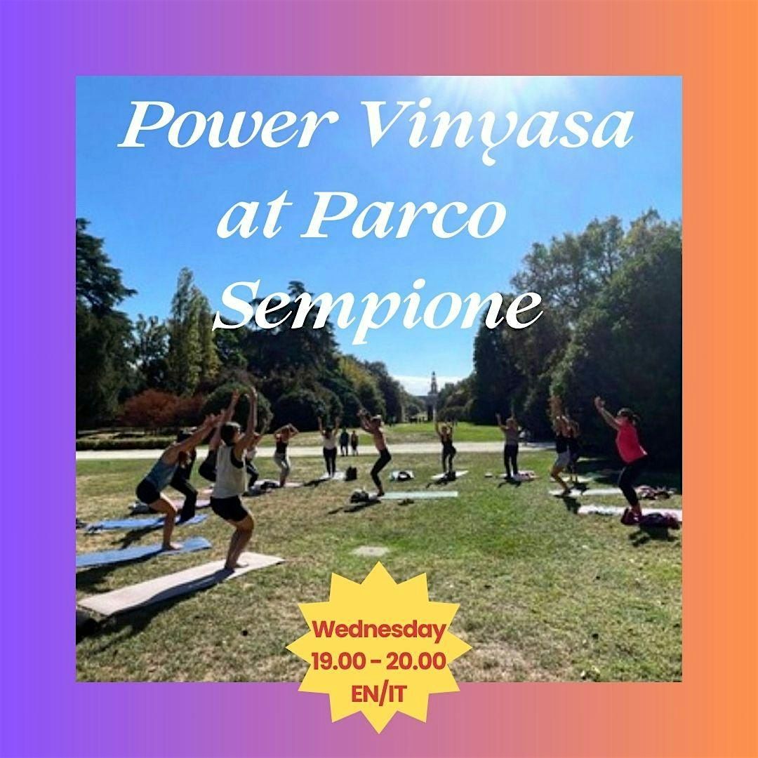 Power Vinyasa Yoga in English\/Italian