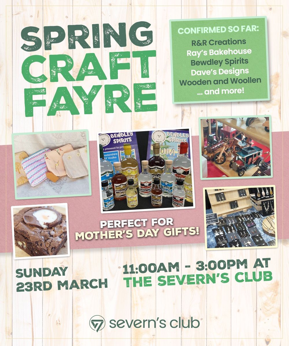 Severn\u2019s Spring Craft Fayre