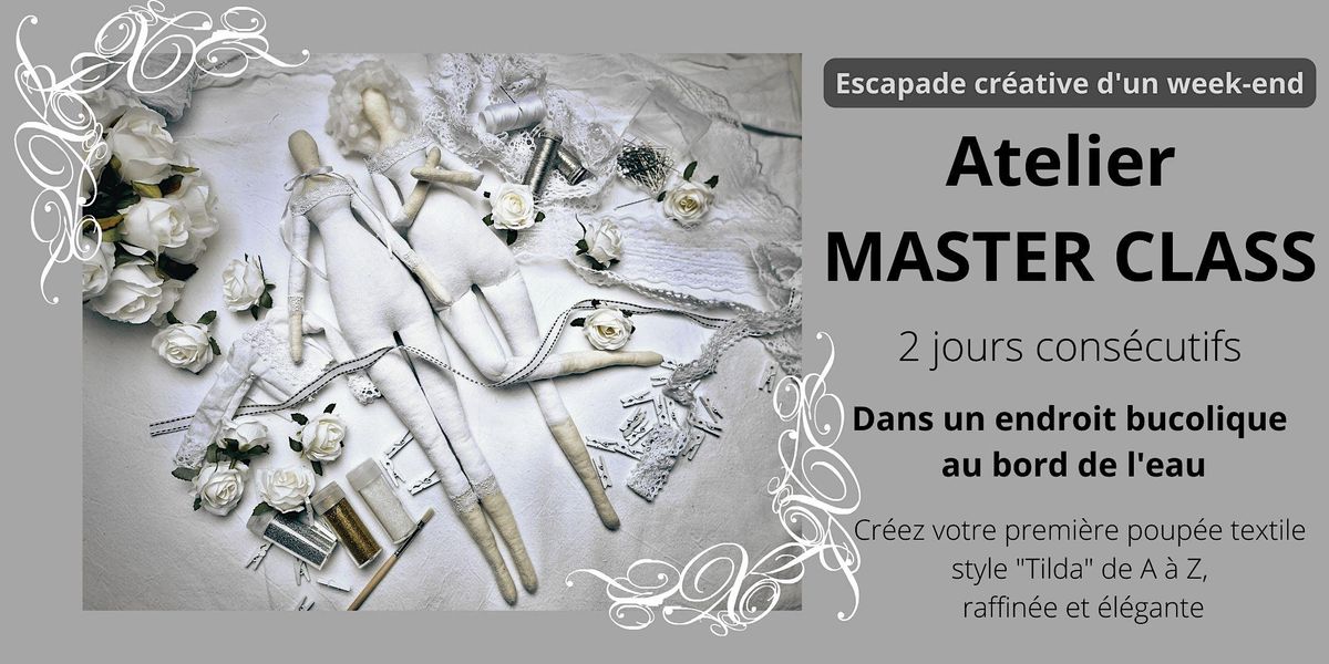 Atelier "Tilda" de 2 jours : cr\u00e9ation d'une Poup\u00e9e et de ses Accessoires