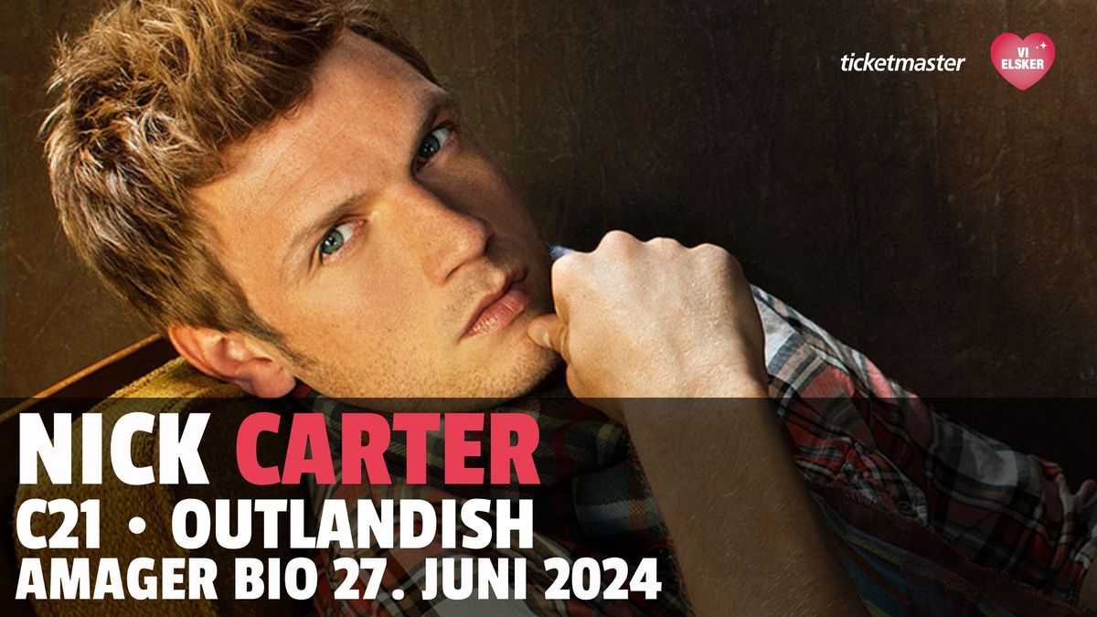 Nick Carter live i Amager Bio - F\u00c5 BILLETTER!