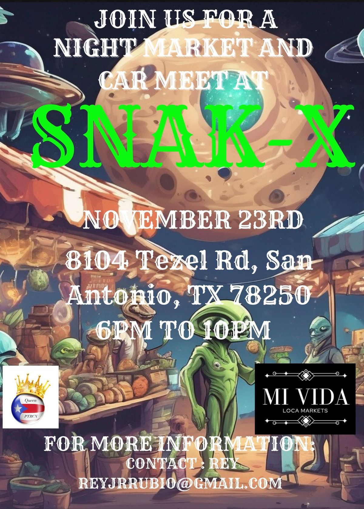 Snak & Night Market Event