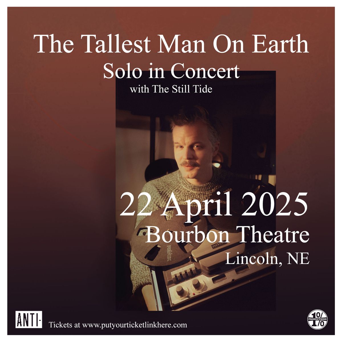 The Tallest Man on Earth w\/ The Still Tide at Bourbon Theatre