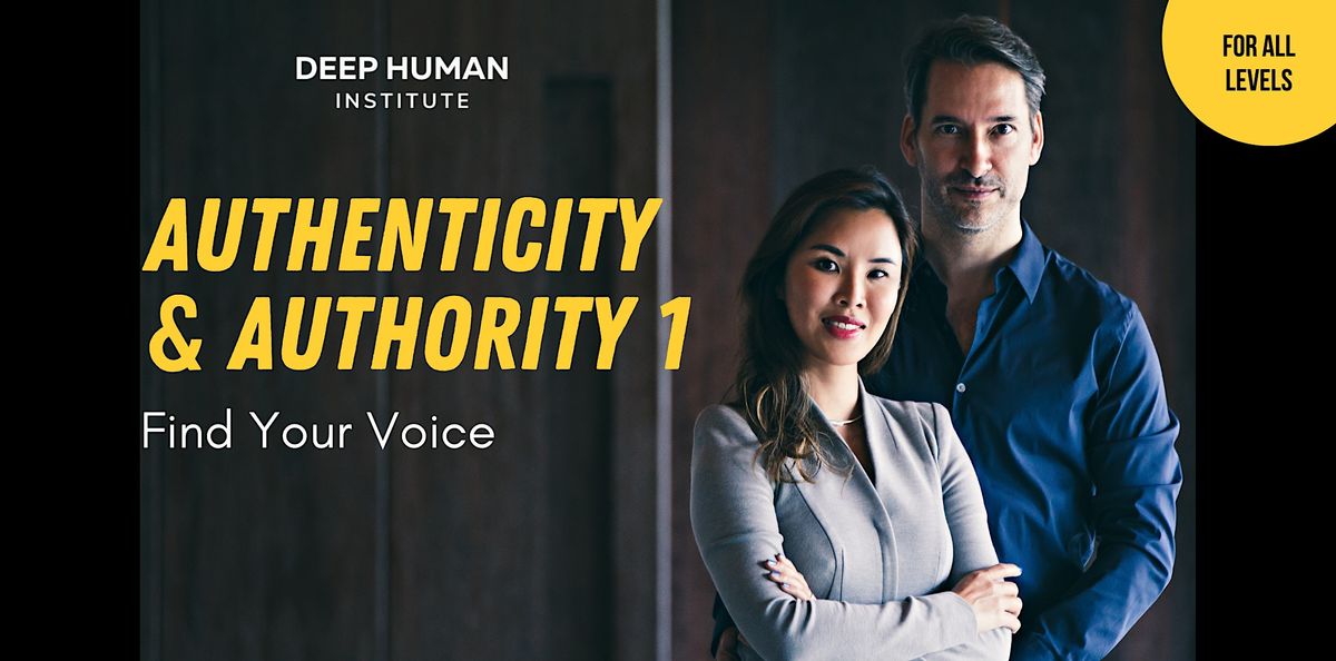Authenticity & Authority 1 - Find Your Voice