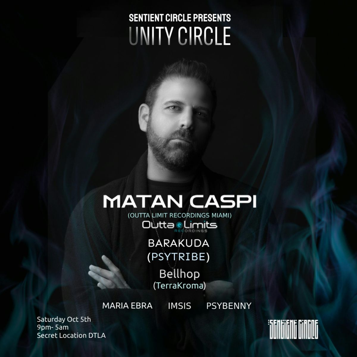 Sentient Circle with Matan Caspi , Barakuda, Andrew Kroma & more