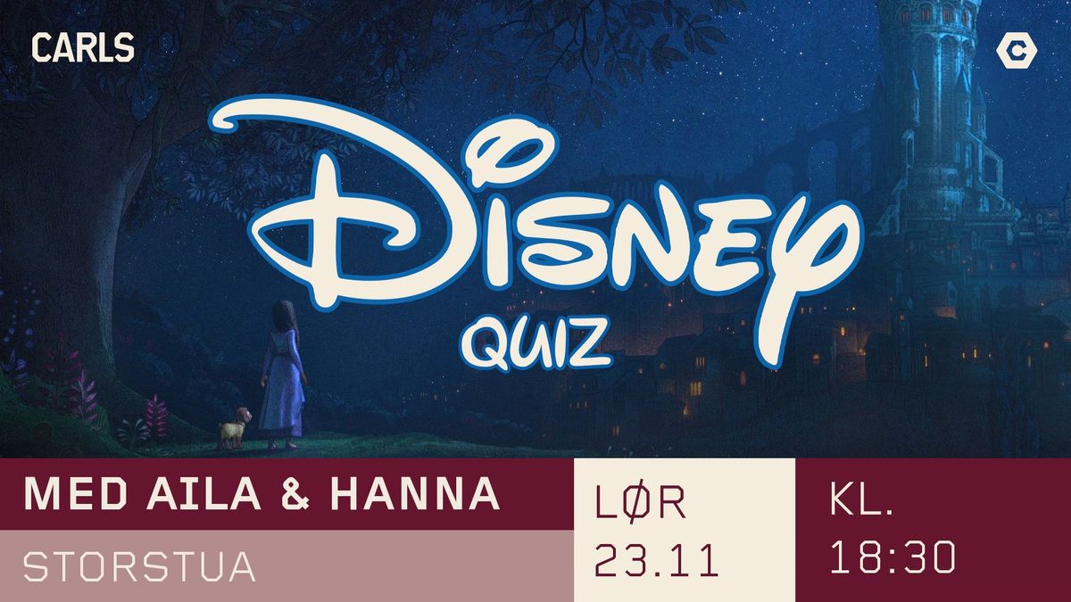 Disney-Quiz p\u00e5 Carls!