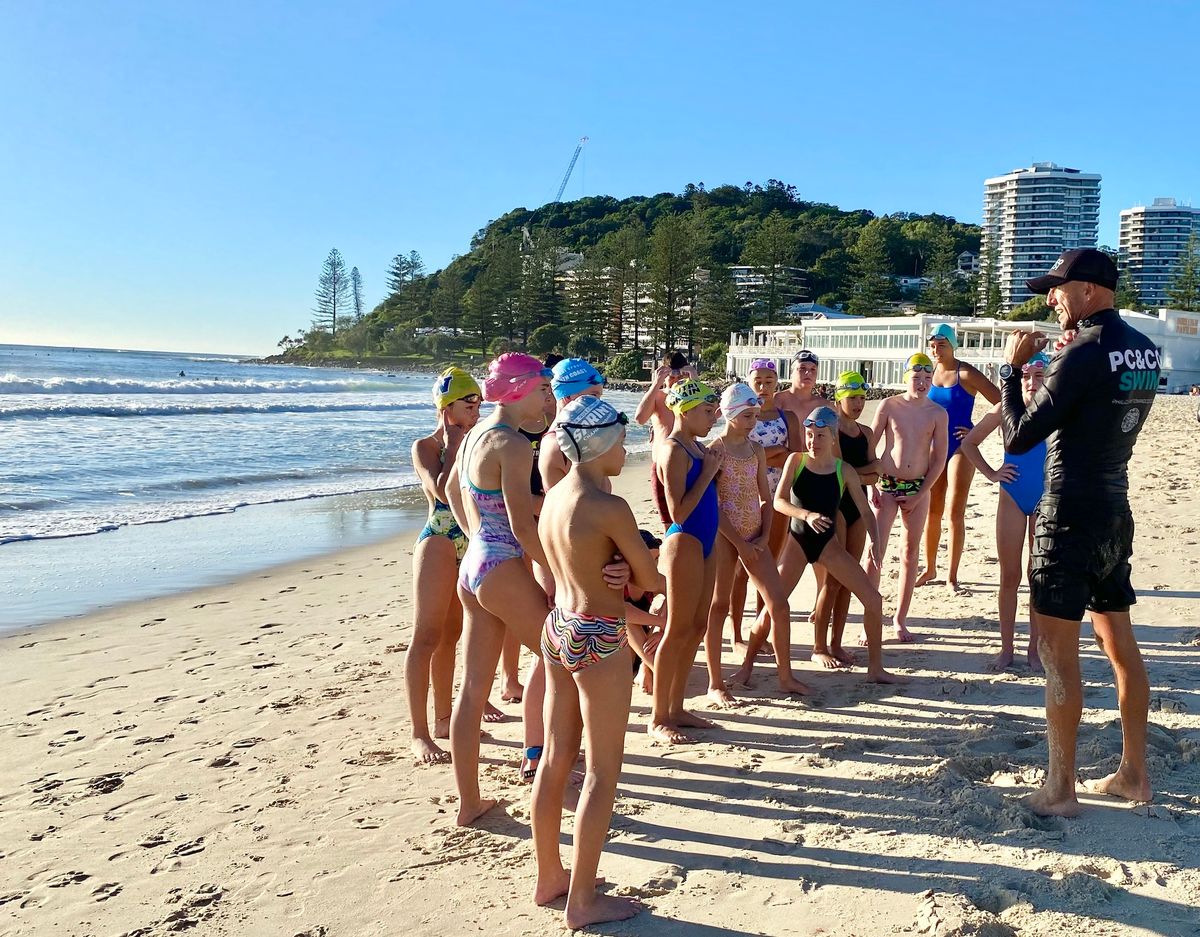 PC&CO Swim Kids (10-13yr) QLD school holidays competitive open water swimming sessions