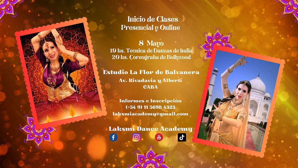 Bollywood y Danzas de India  Clases Regulares