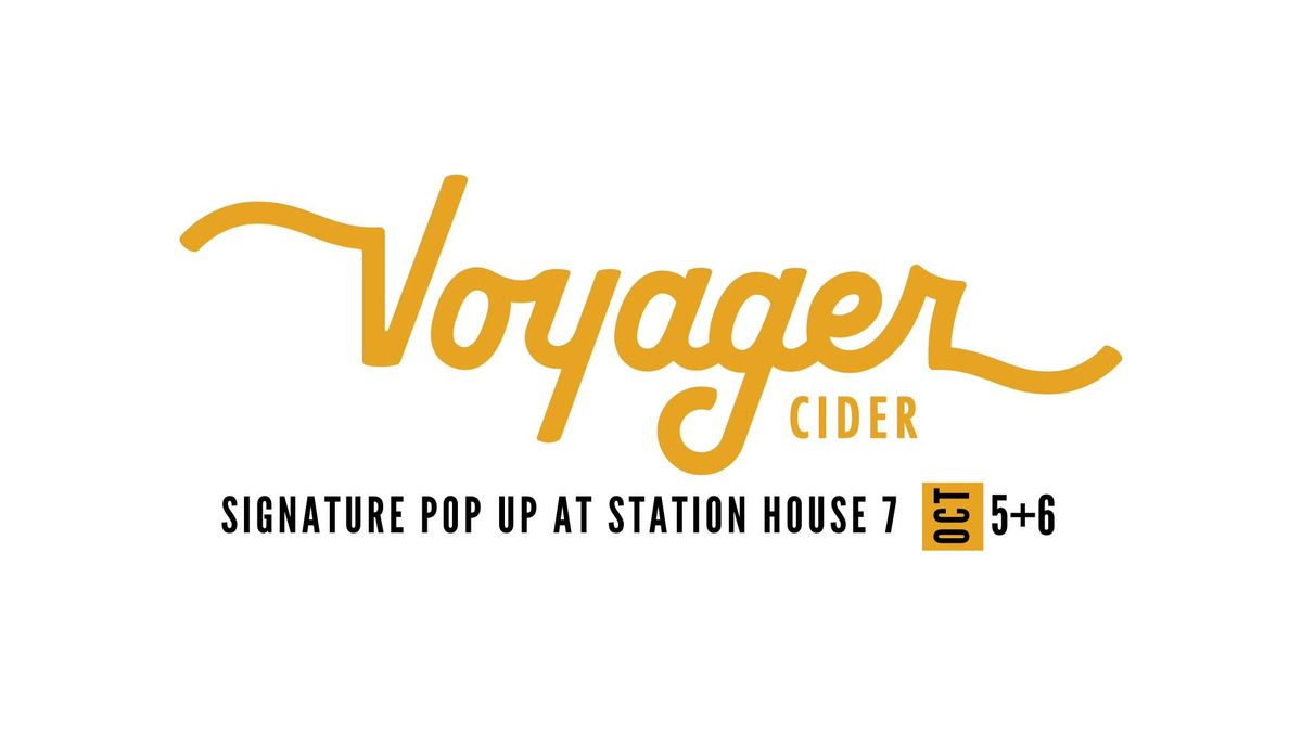 Voyager Cider Signature Pop Up 