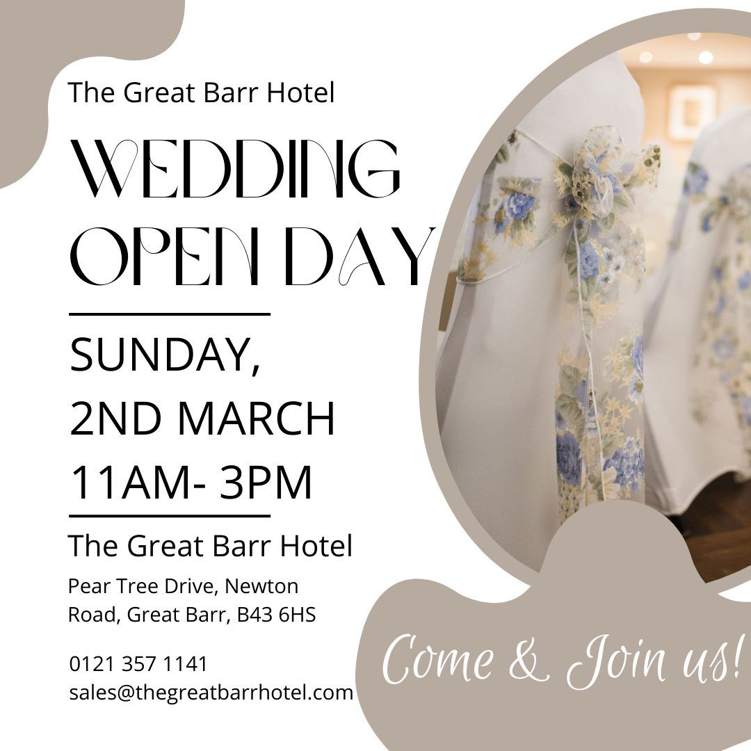 Wedding Open Day at The Great Barr Hotel