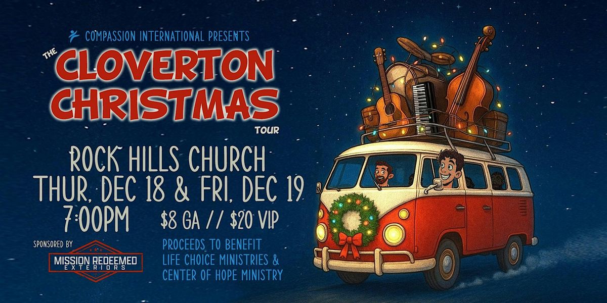 the CLOVERTON CHRISTMAS tour