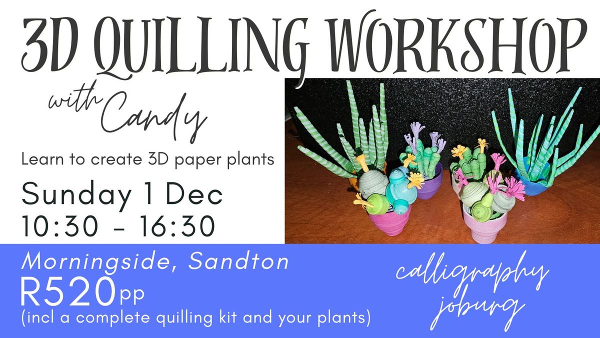 3D Quilling - beginners with Candy