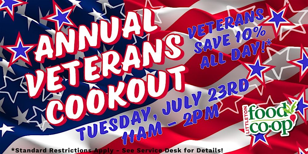 Littleton Food Co-op's 3rd Annual Veterans Cookout