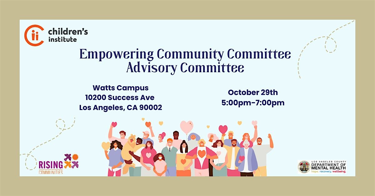 Empowering Communities Committee Advisory Committee