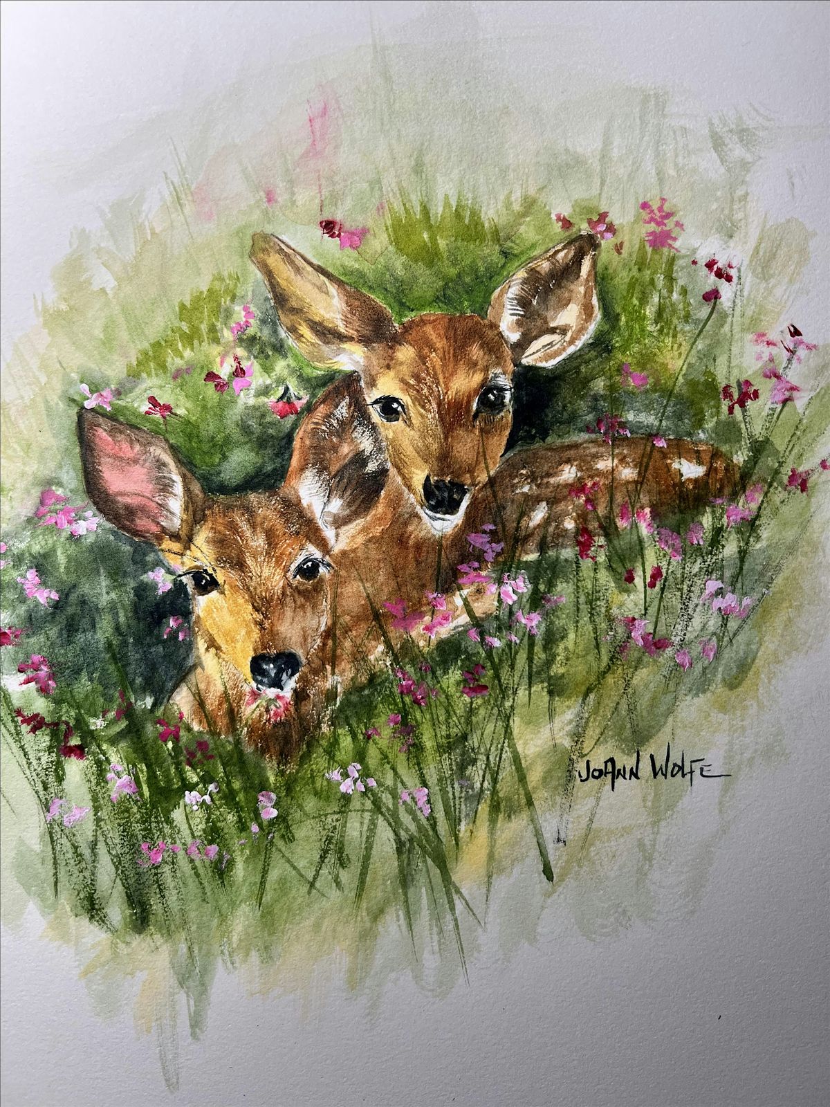 Baby Deer Watercolor Workshop