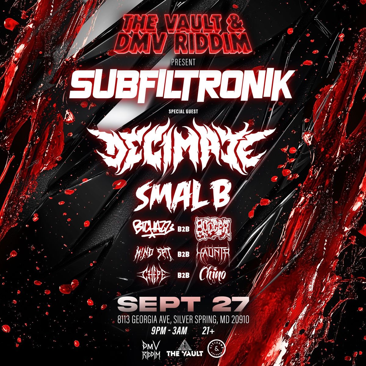 The Vault & DMVRIDDIM present: Subfiltronik