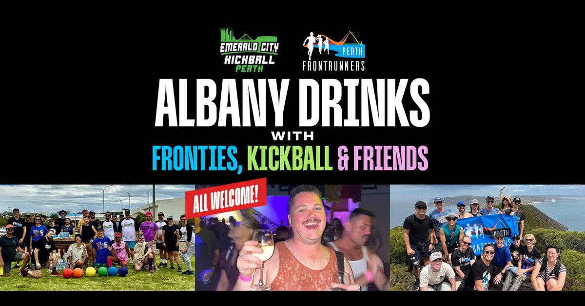 Albany Drinks with Fronties, Kickball & Friends