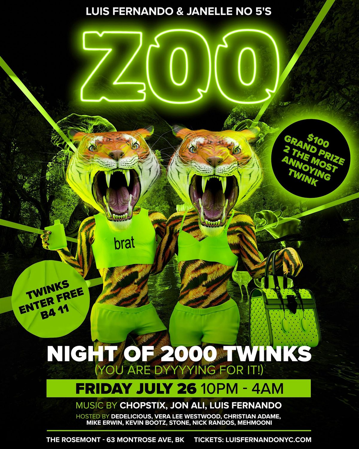 THE ZOO: NIGHT OF 2000 TWINKS